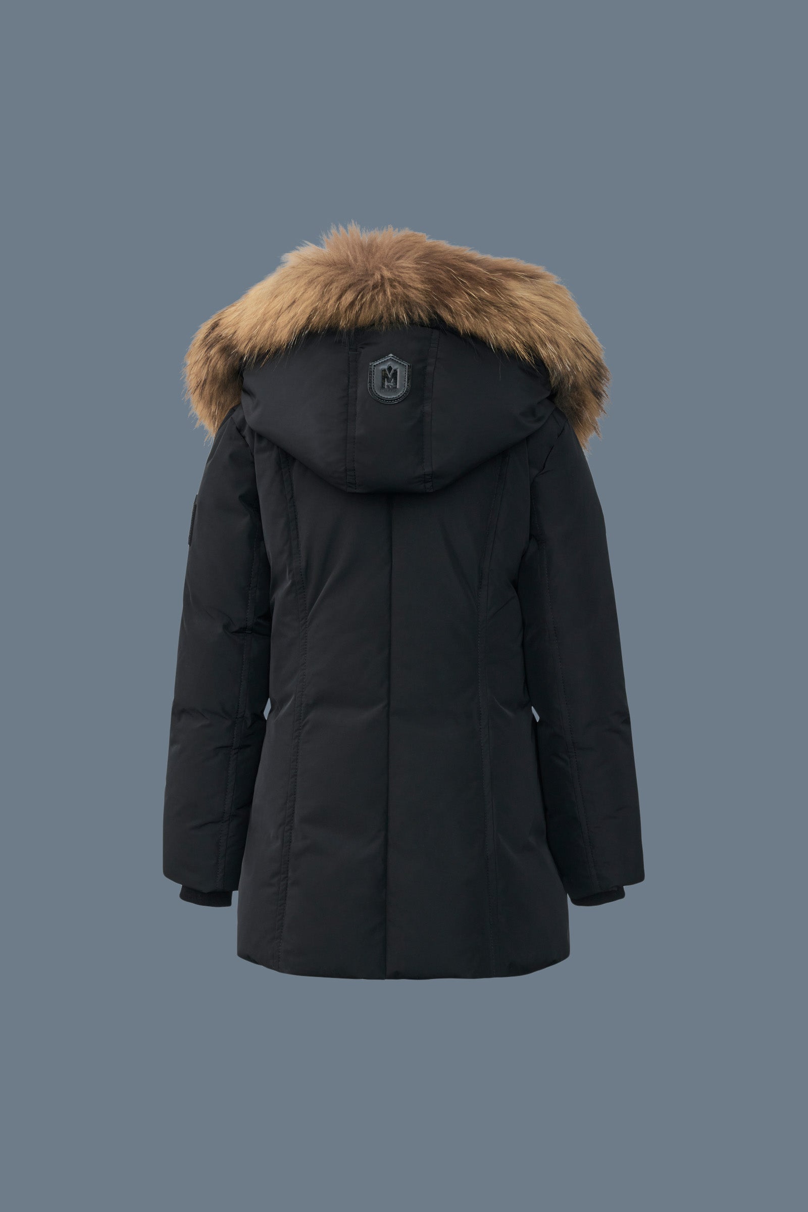 Leelee, Down coat with removable natural fur Signature