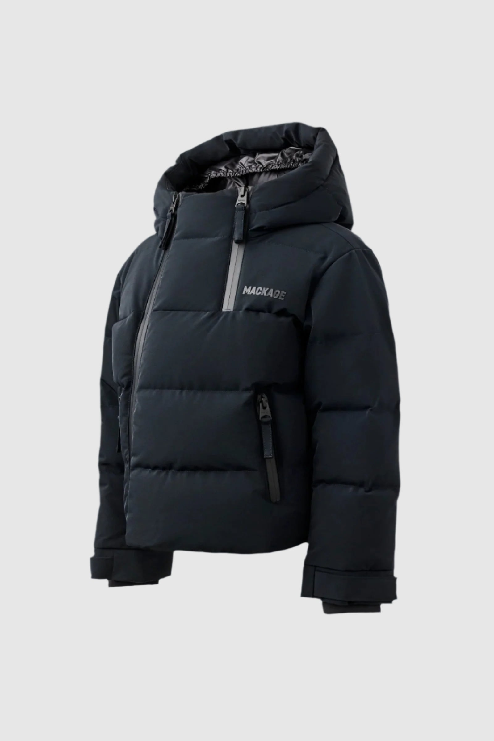 Leland, Lightweight down ski jacket with hood for kids (8-14