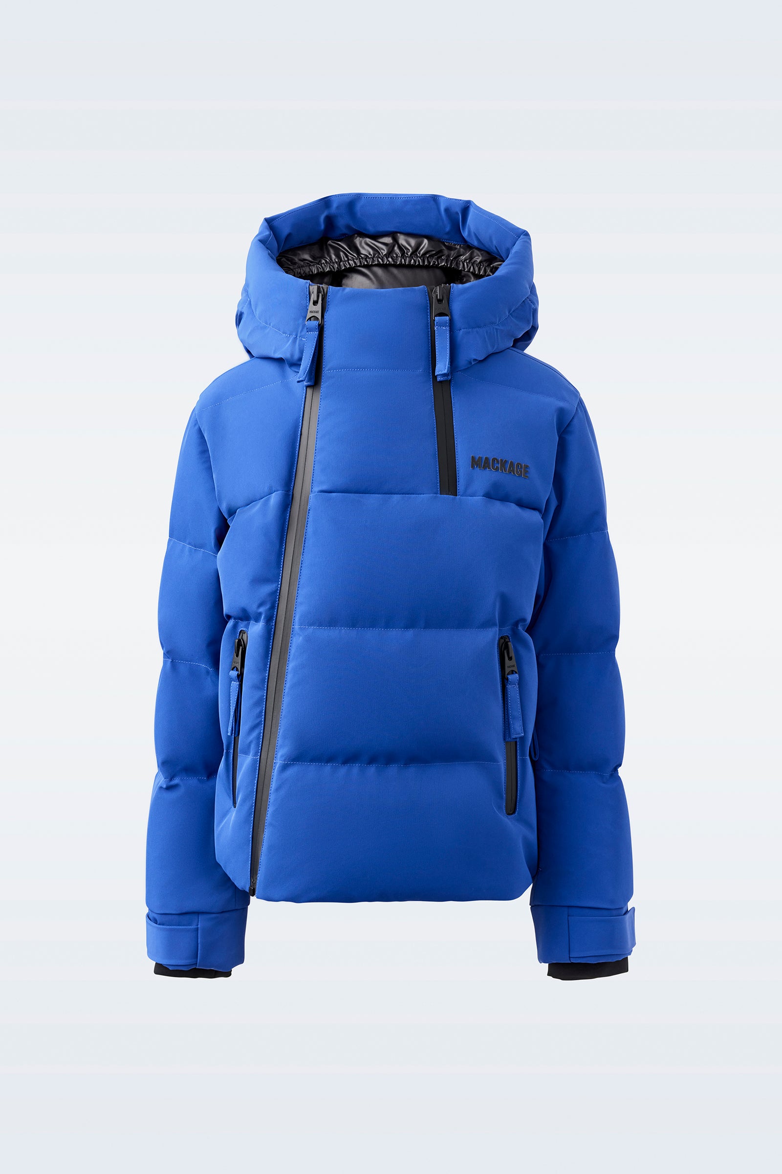 Leland, Lightweight down ski jacket with hood for kids (8-14 years
