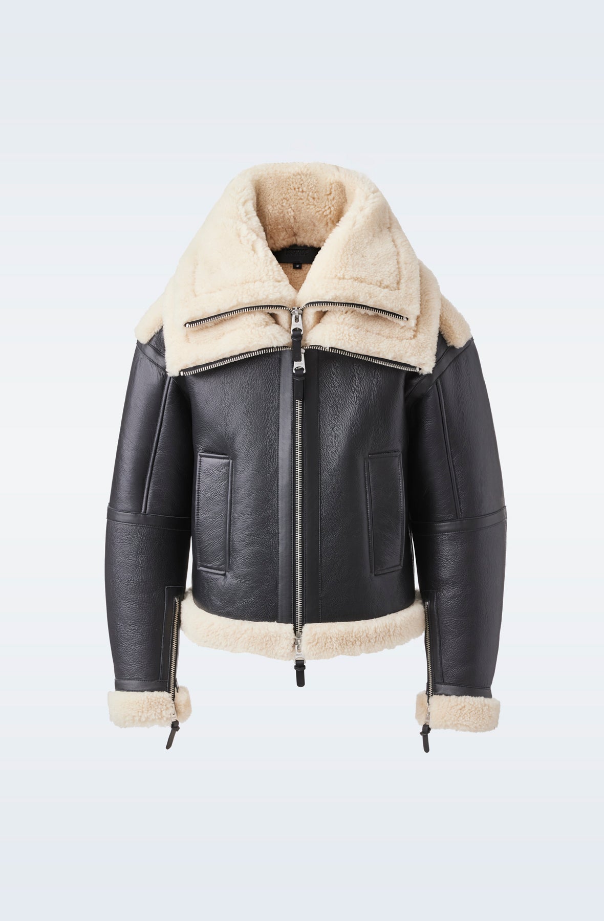 Lotte, Sheepskin jacket with double collar for men | Mackage® US