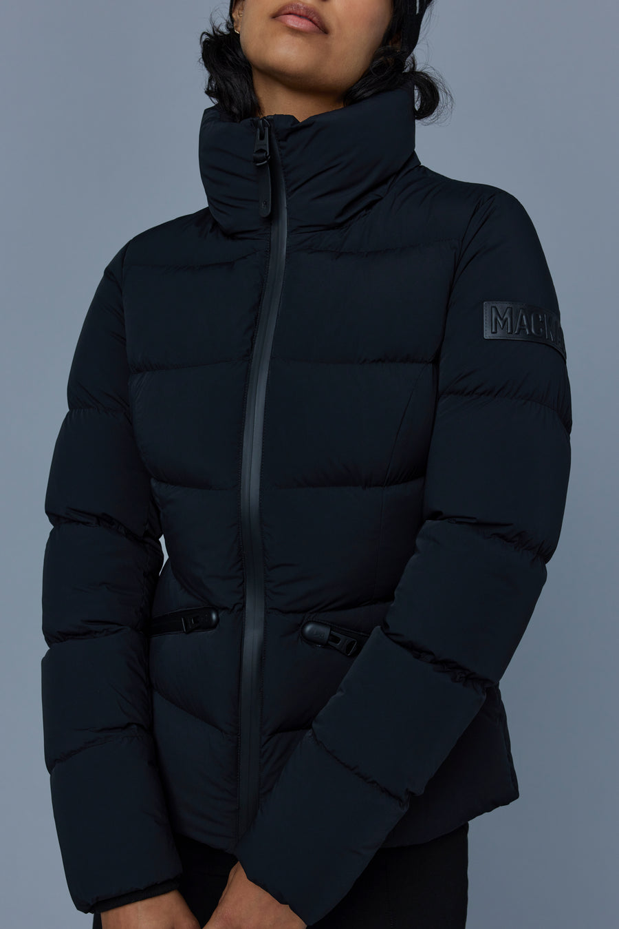Madalyn, Agile 360 light down jacket with hood for ladies | Mackage® US