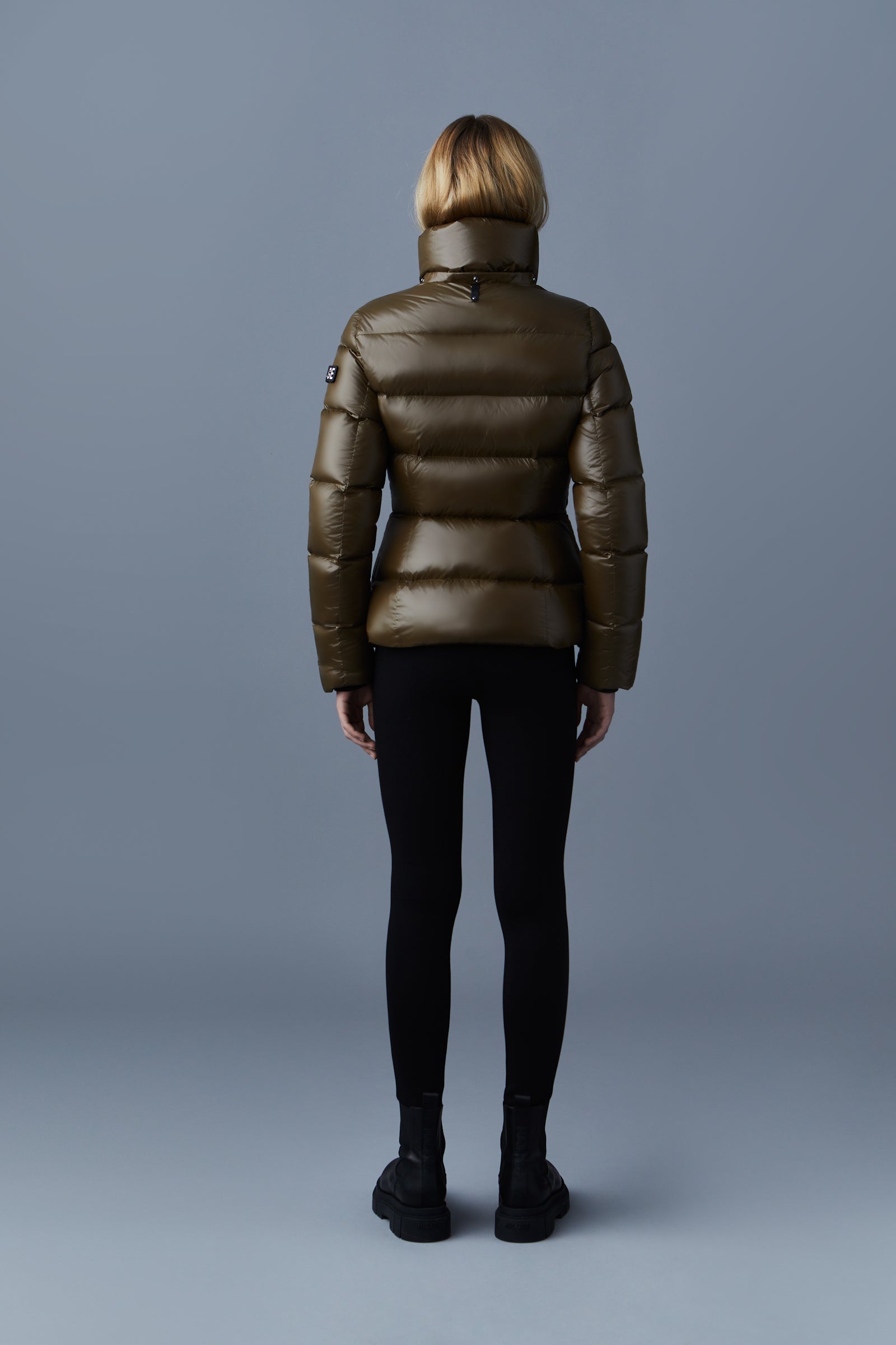 MADALYN-V Lustrous light Down jacket with hood for Women | Mackage® US
