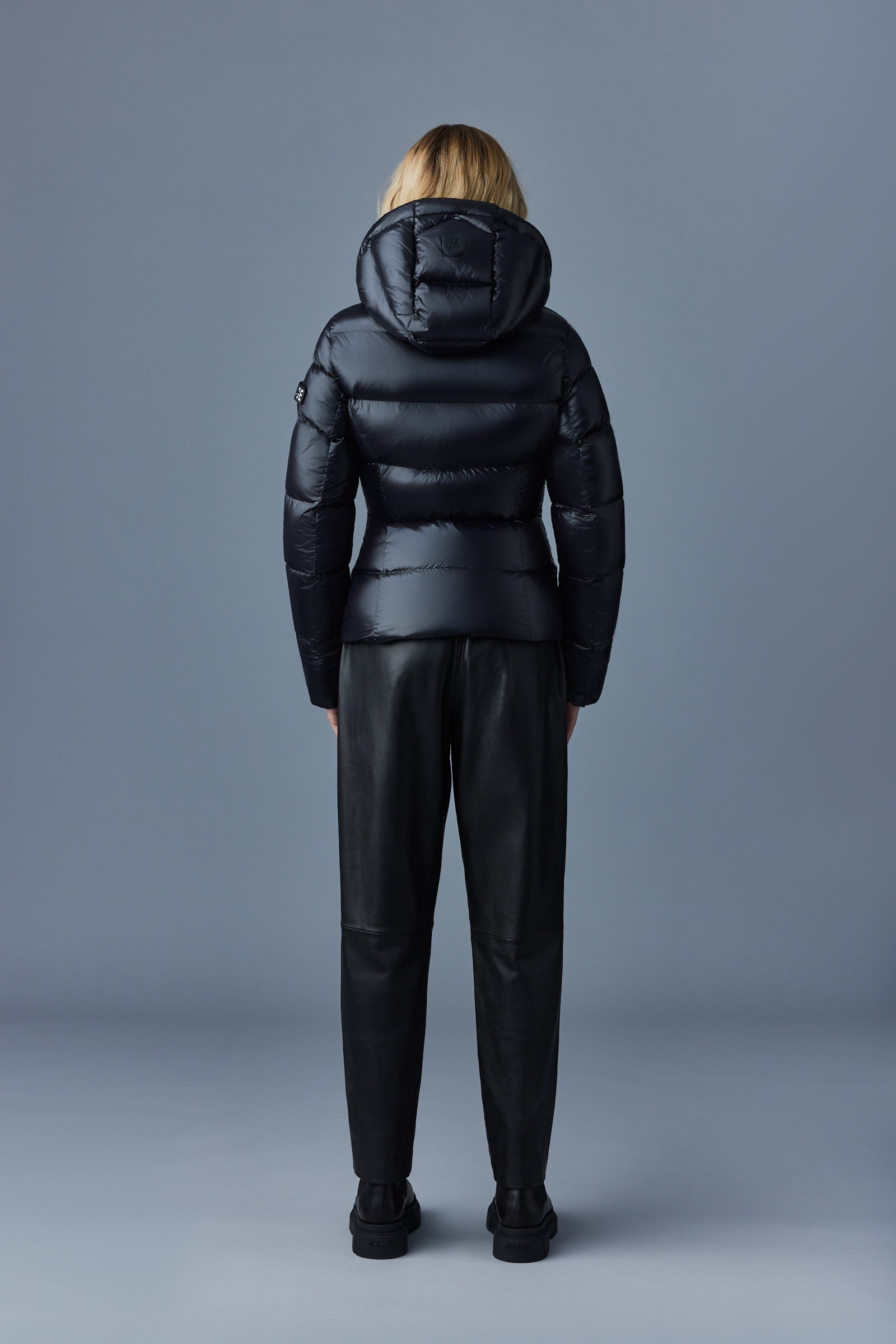 Madalyn, Lustrous light down jacket with hood for ladies | Mackage® US