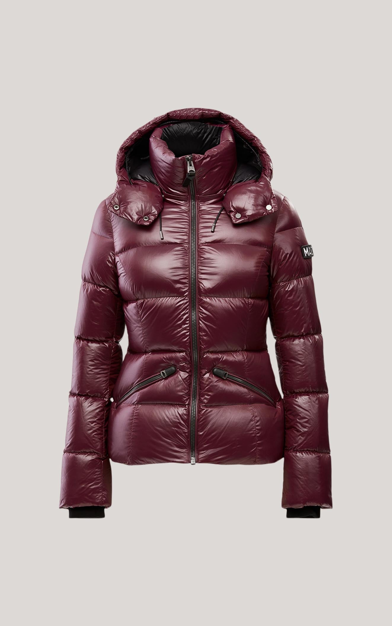 値下げしました現行モデルマッカージュダウンMADALYN-V 販売８月まで MADALYN-V Lustrous light Down jacket with hood for Women | Mackage® US