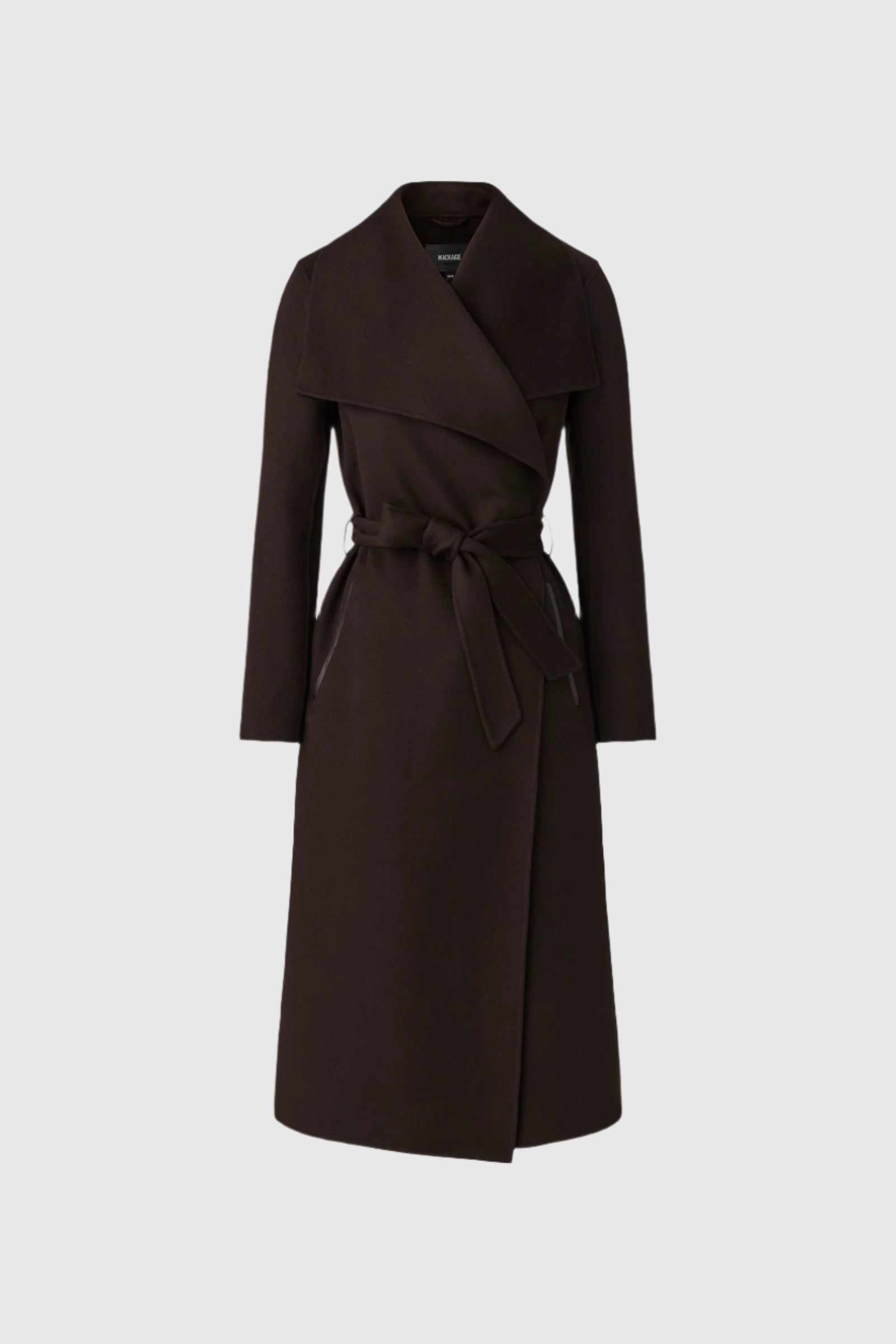 日本完売★Mackage★ Mai-CN ウールラップコート MAI-CN Double-face wool wrap coat for Women | Mackage US