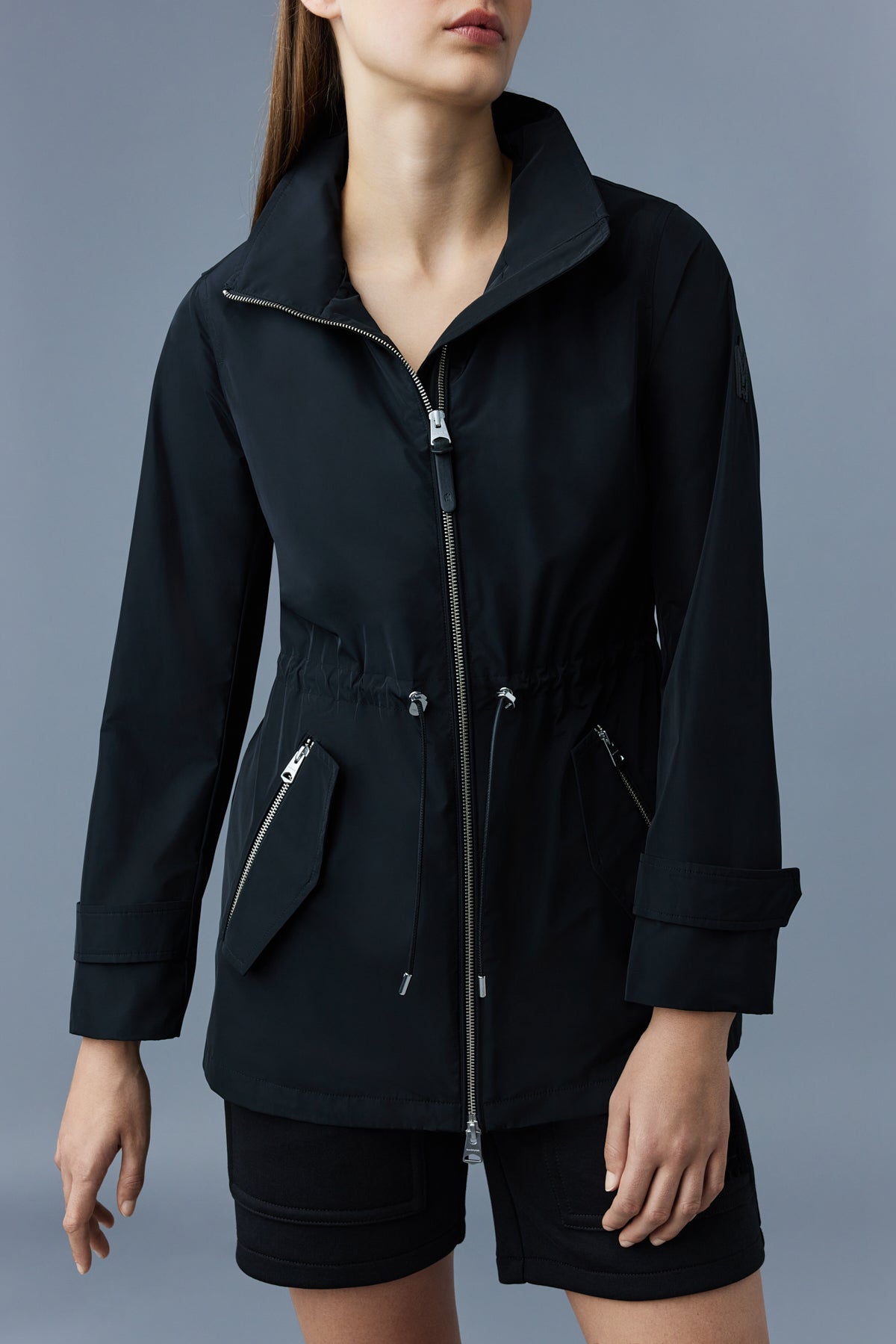 Melany 2 in 1 rain parka with removable bib for ladies Mackage US