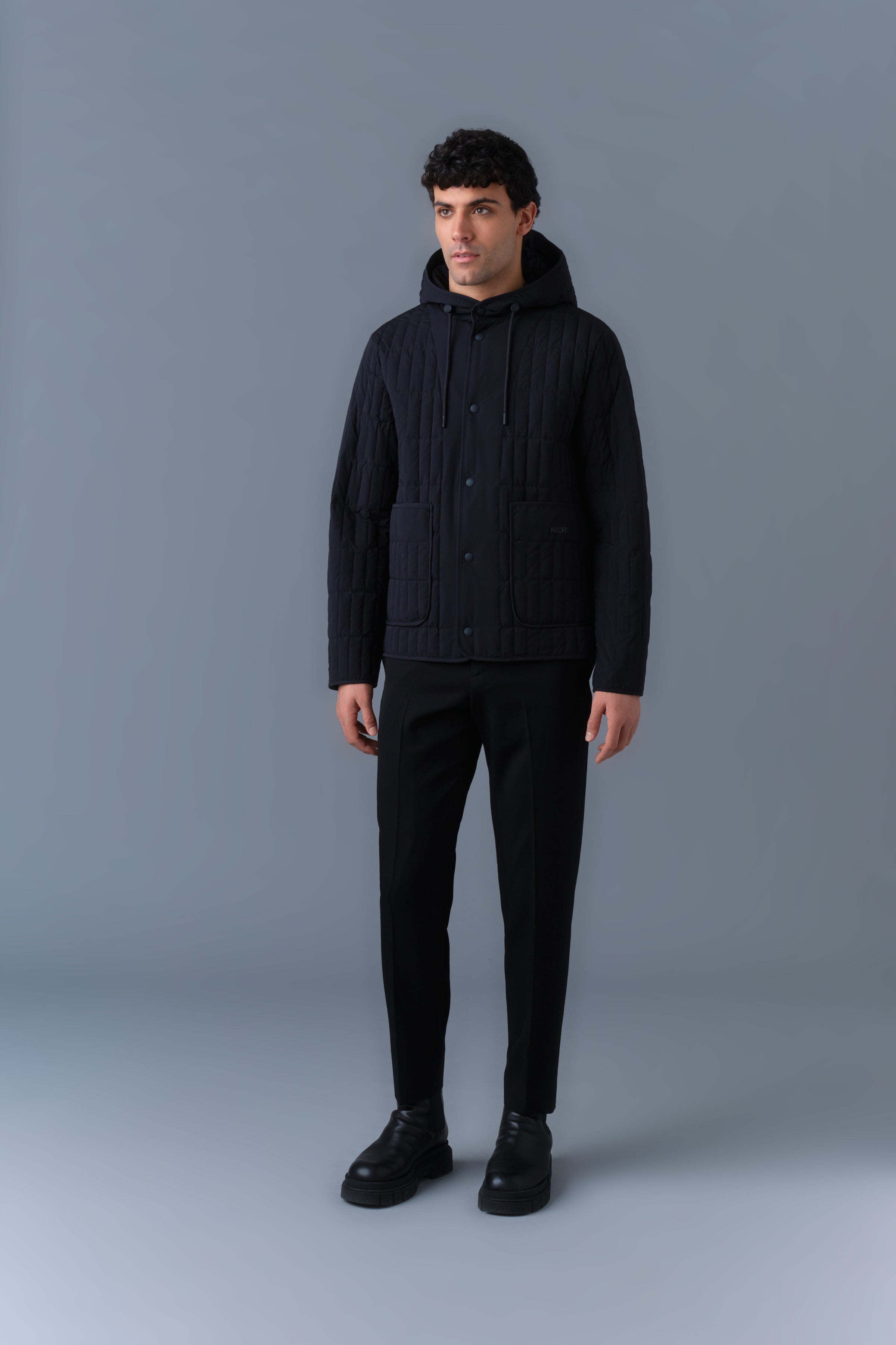 Miles, Light down vertical quilted jacket | Mackage® US