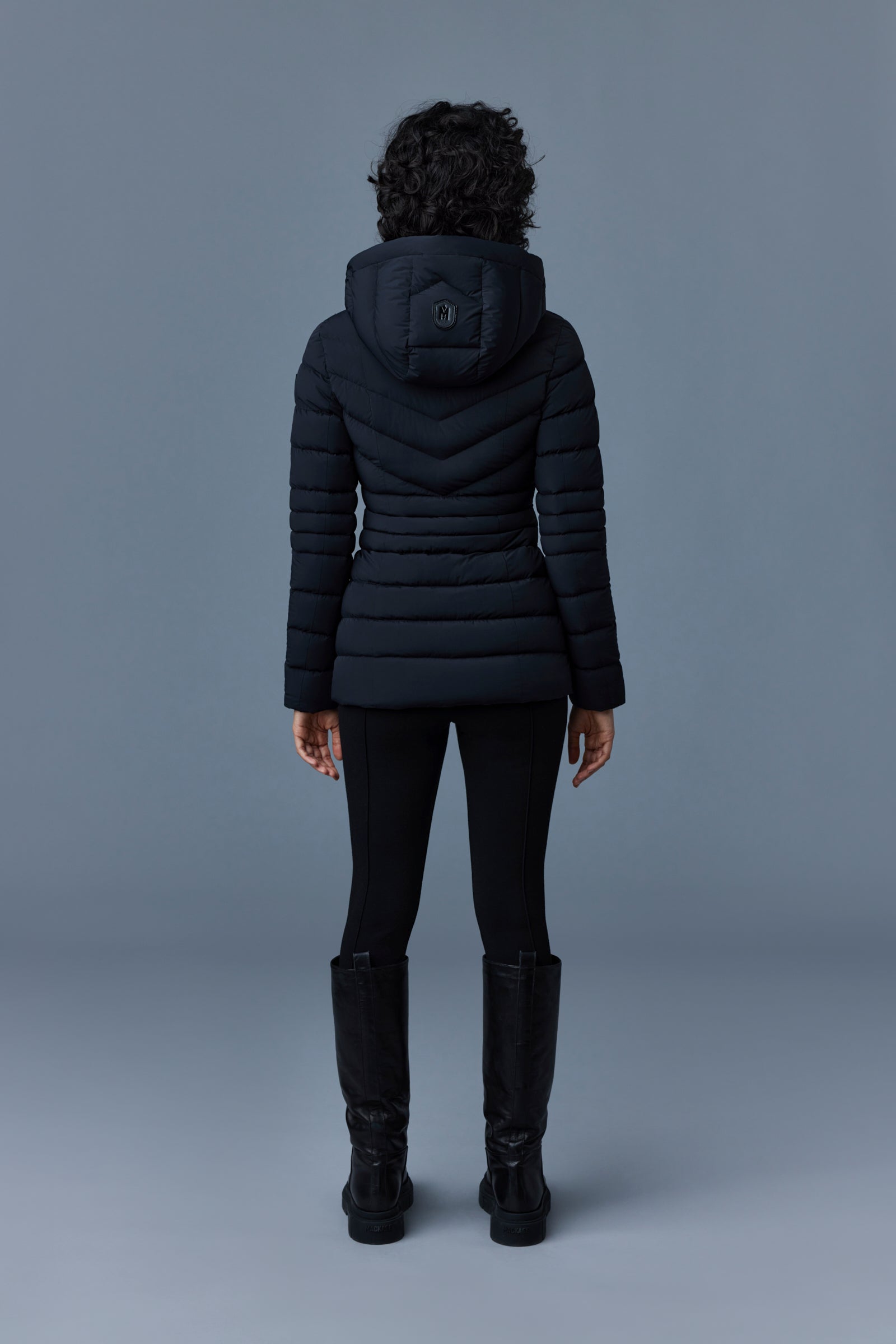 Patsy, Agile 360 down jacket with hood for ladies | Mackage® US