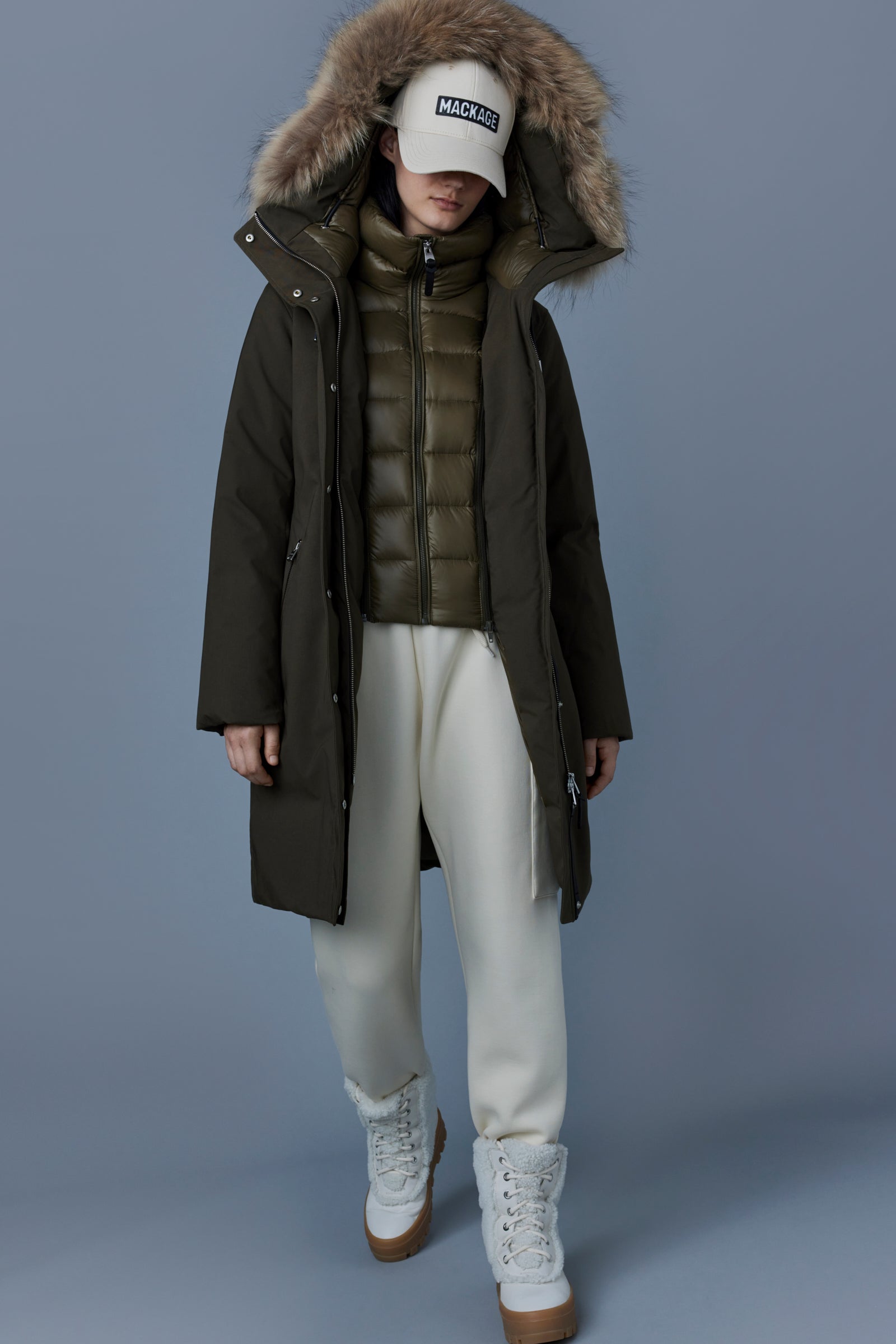 MACKAGE メルトンコート Mackage Norita 2-In-1 Double Face Wool Coat | Saks Fifth Avenue