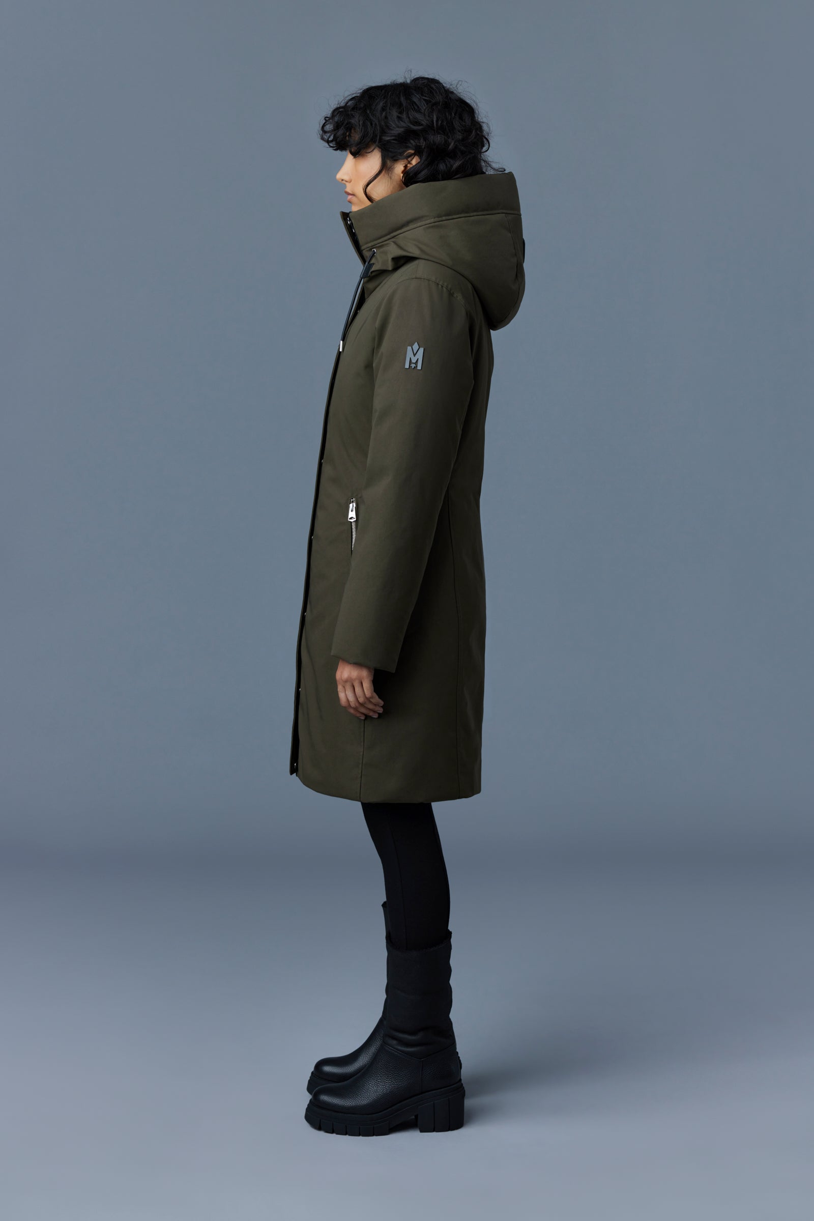 Shiloh-NF, 2-in-1 fitted down coat with removable bib for Shiloh-NF, 2-in-1 fitted down coat with removable bib for