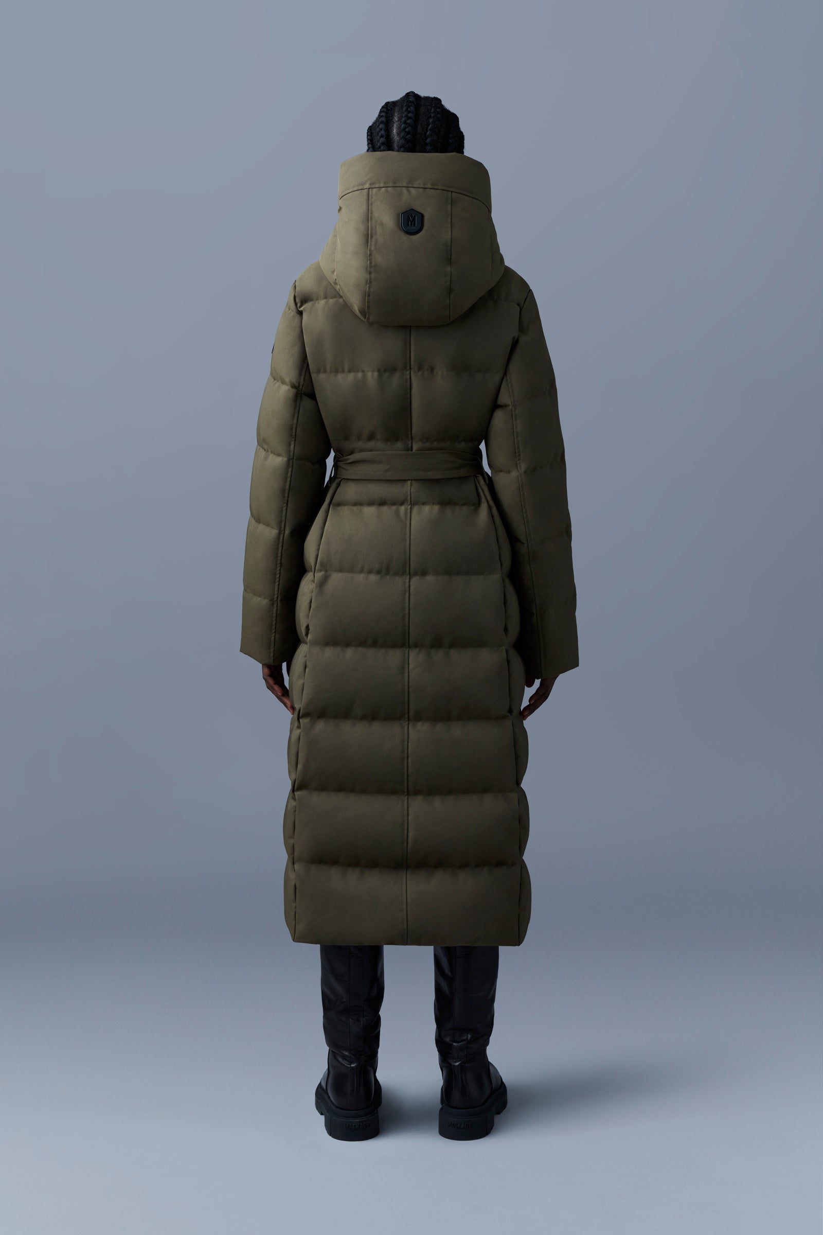 Shyla, 2-in-1 down coat with removable bib for ladies