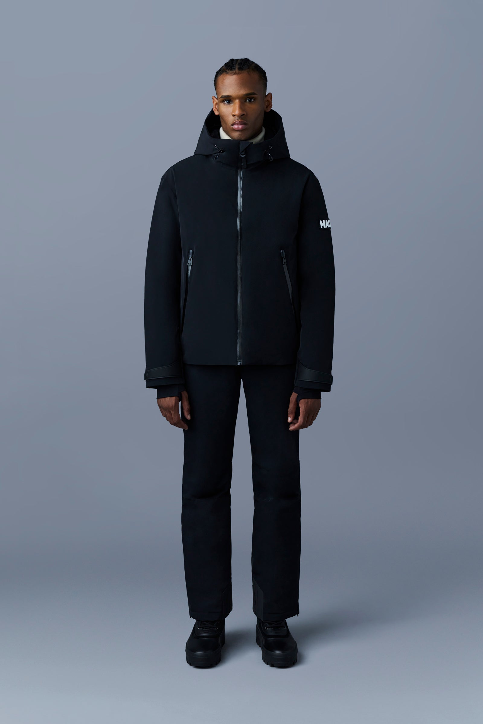 ゆき Yukio, Down ski jacket with hood for men | Mackage® US